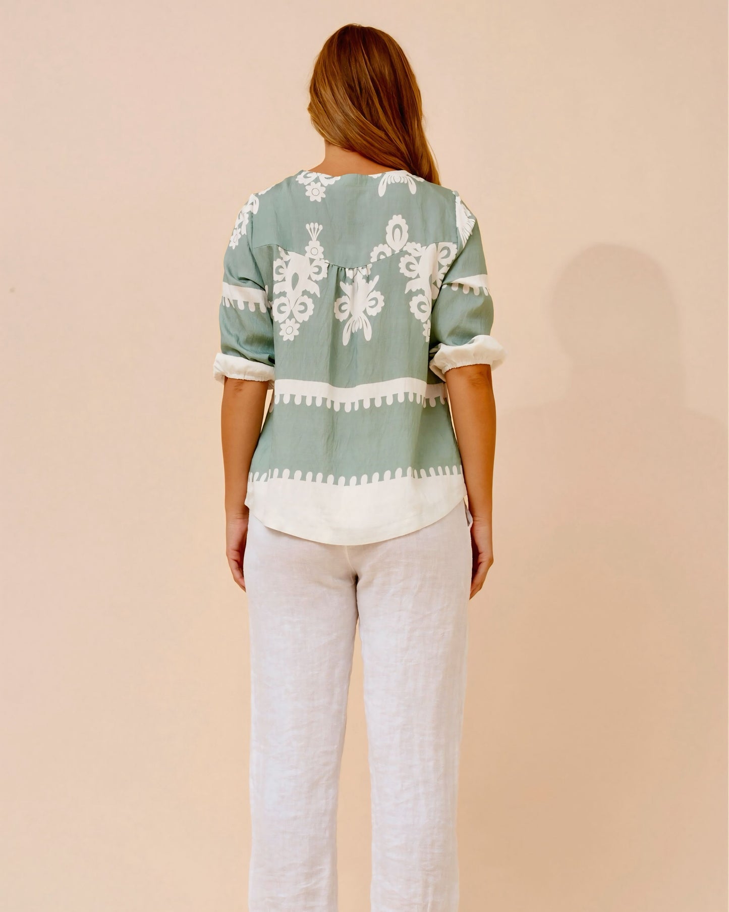 Georgia Self Print Top