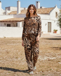 Julia Leopard Blouse