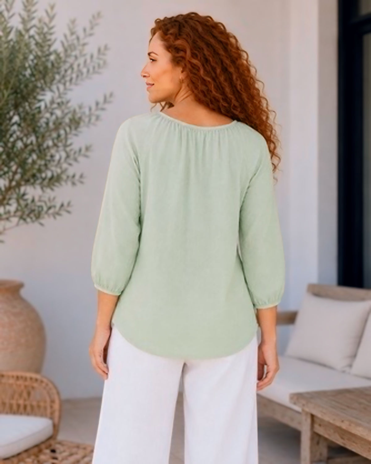 Zelda Linen Blouse