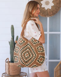 Bags - Woven Hand Crochet Large Bag