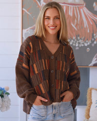 Delta Printed Cardigan