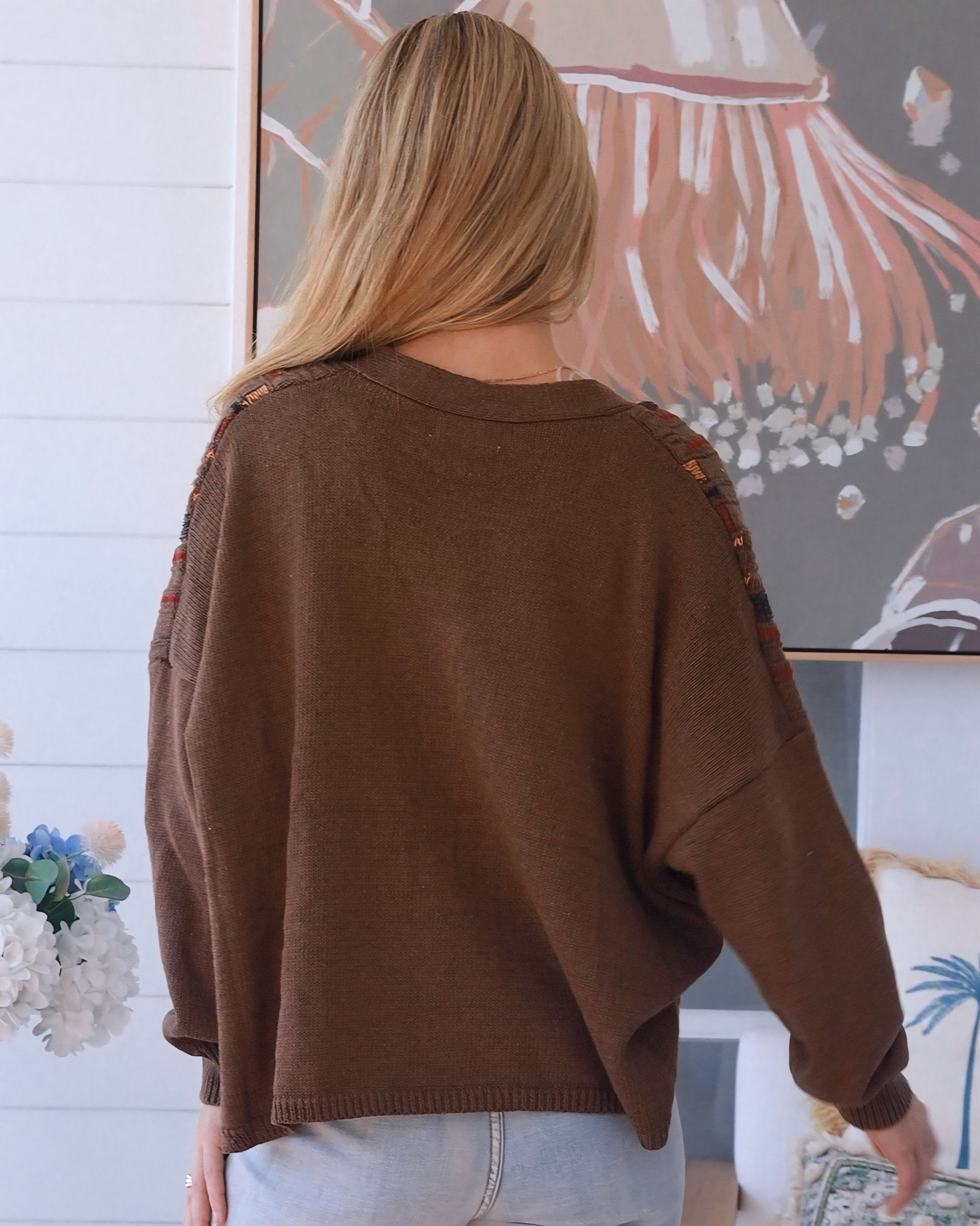 Delta Printed Cardigan