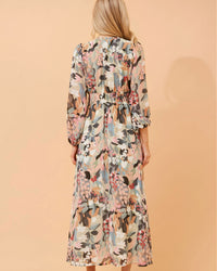 Sandy Printed Georgette Maxi Dress
