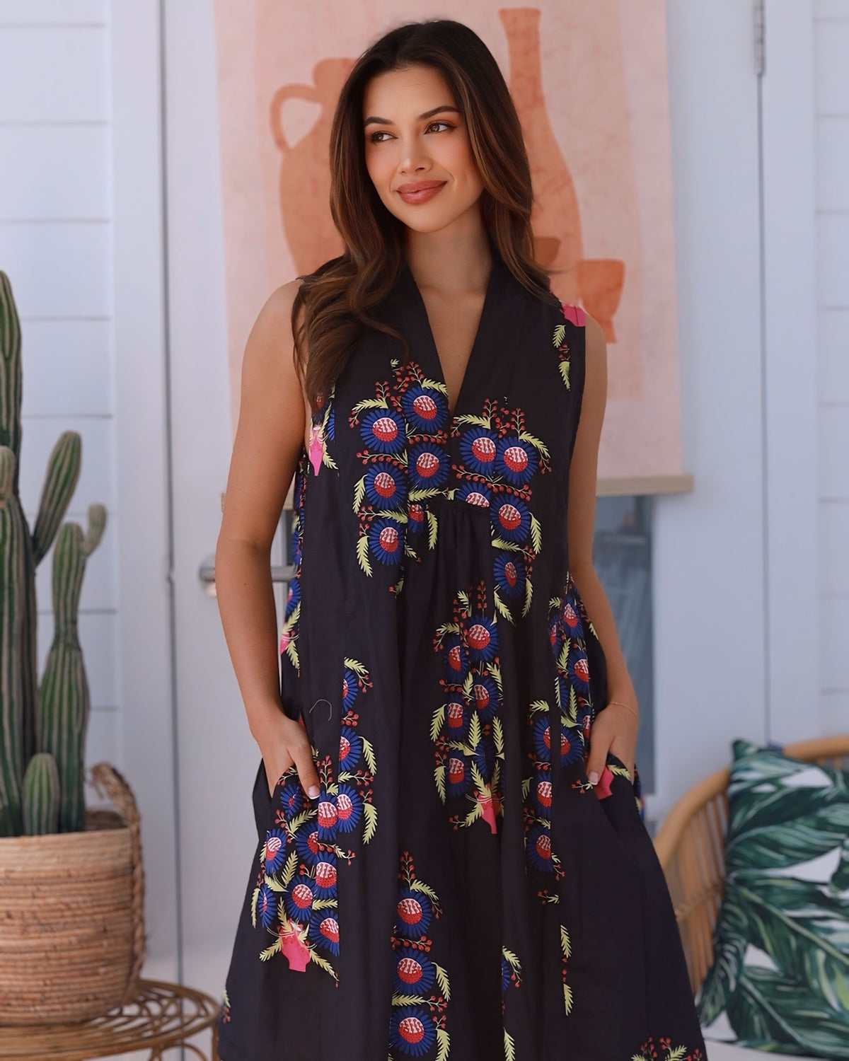 Charlotte Exclusive Print Mini Dress