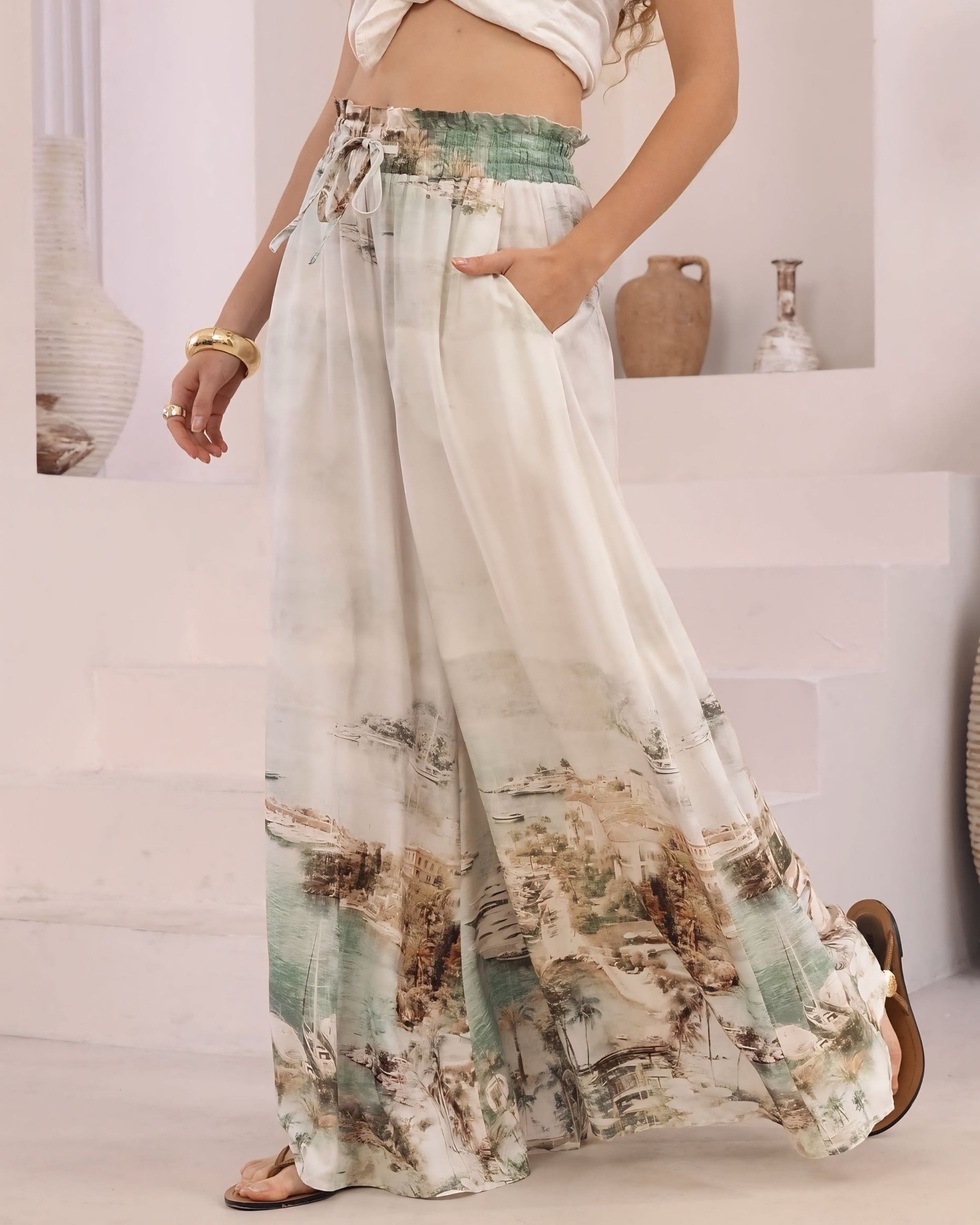 Sasha Exclusive Print Pants