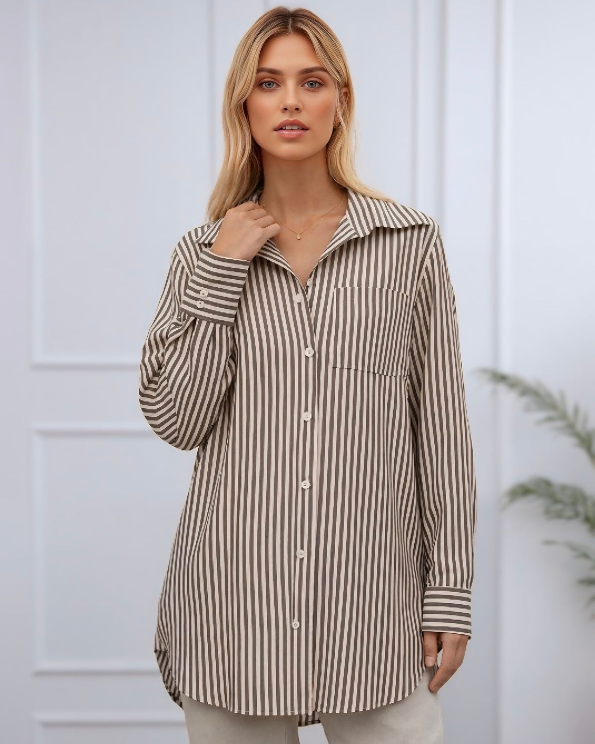 Penny Oversize Cotton Shirt