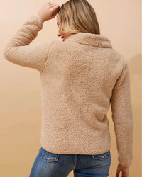 Laura Zip Front Teddy Jacket