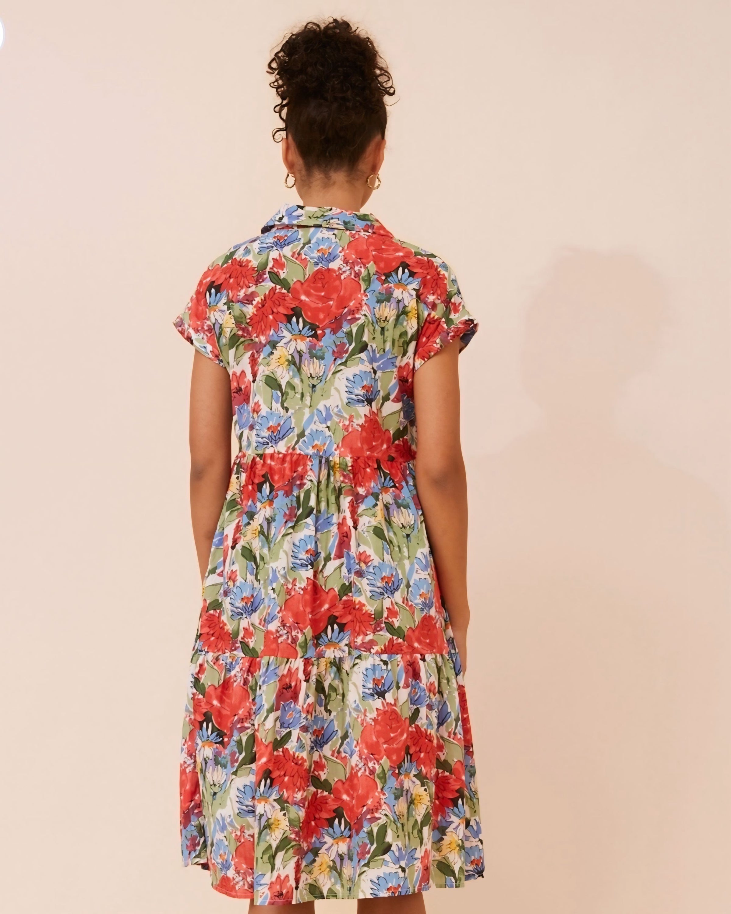 Rosie Floral Tiered Dress