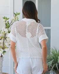 Sally Cotton Crochet Cardigan