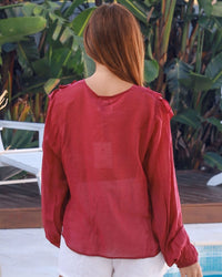 Salsa Frill Front Blouse