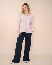 Delta Cotton Knit Sweater