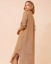 Karla Linen Shirt Dress