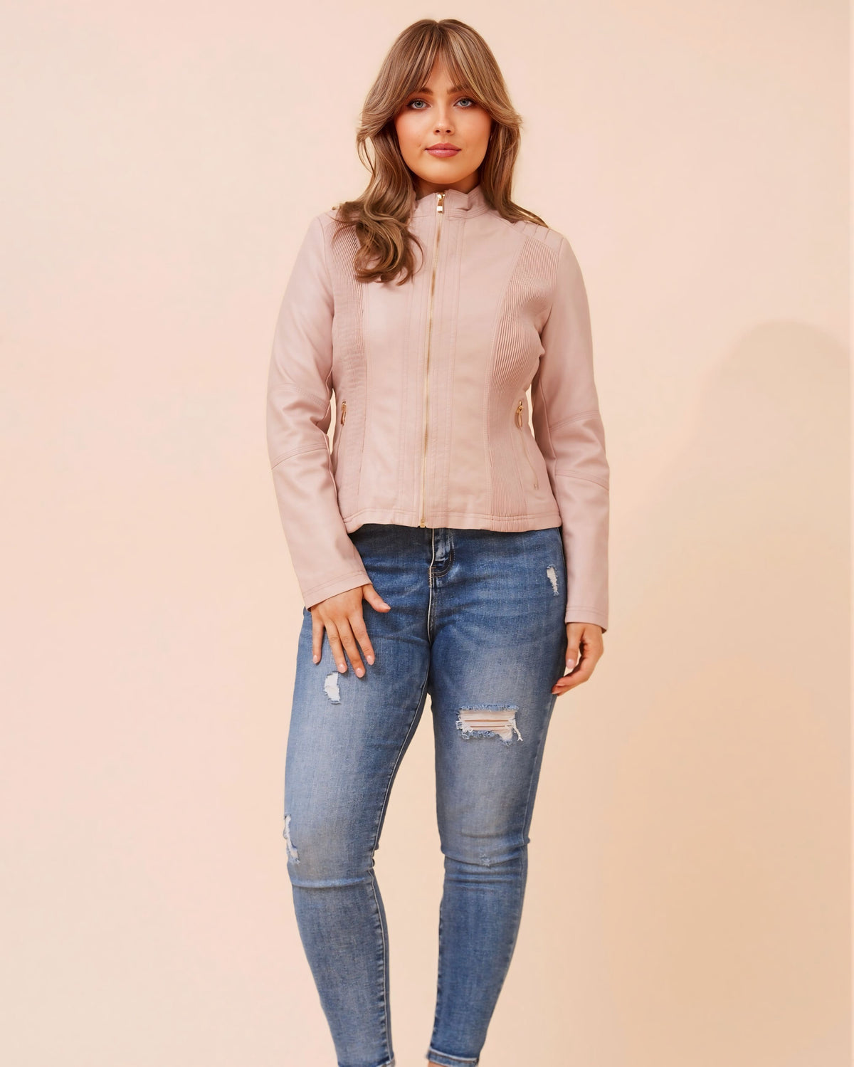 Viv Vegan Leatherette Jacket