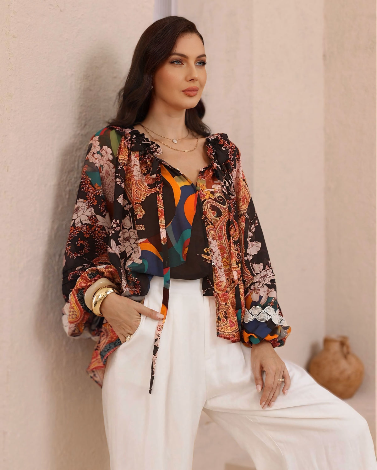 Iris Exclusive Print Blouse