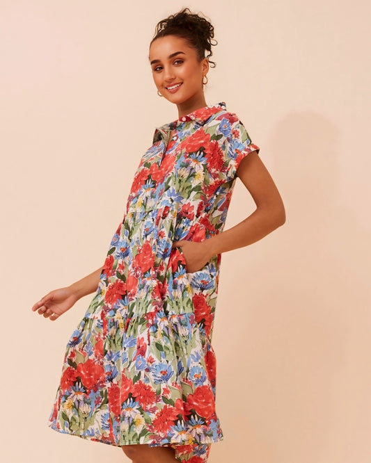 Rosie Floral Tiered Dress