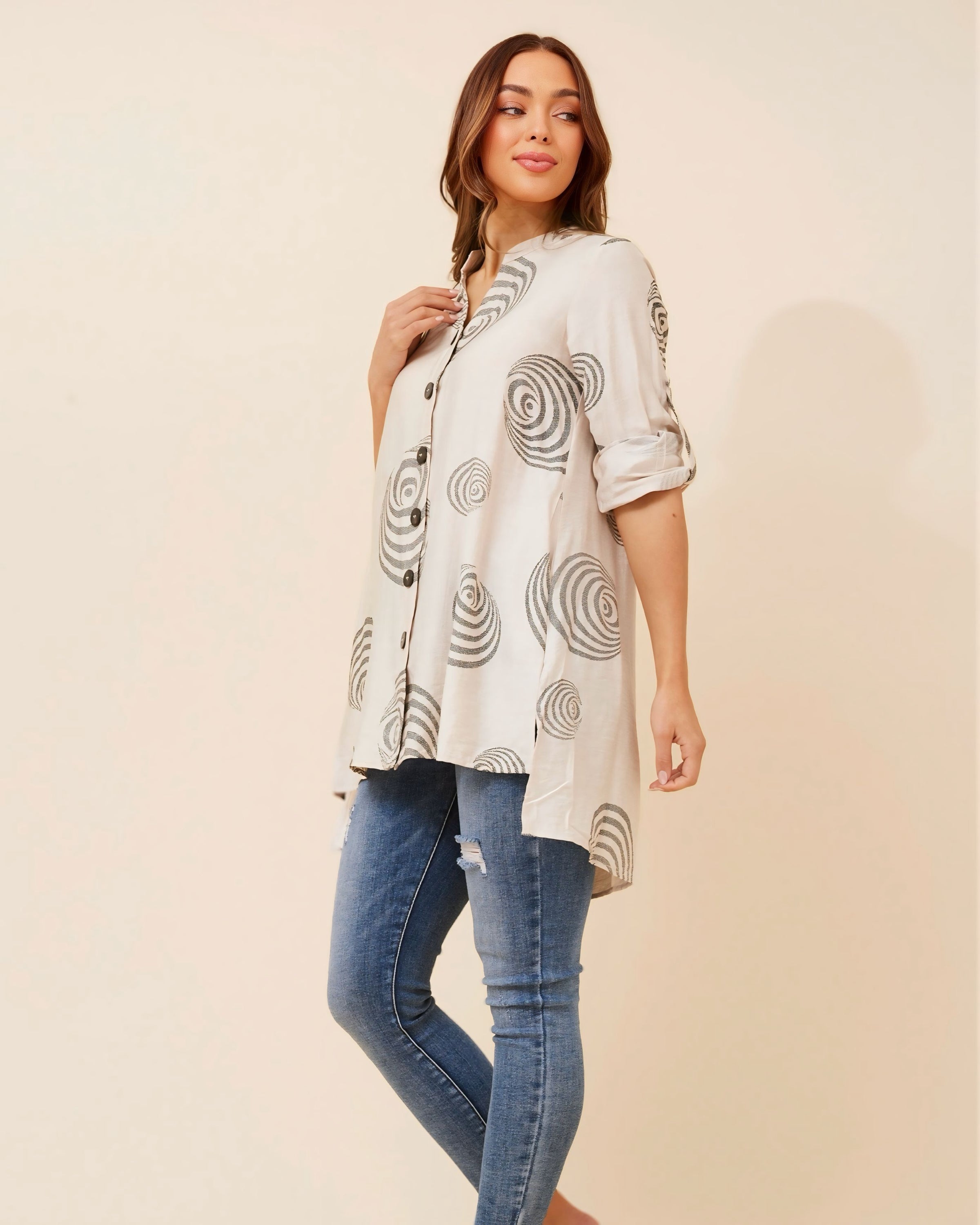 Laura Self Print Shirt