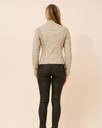 Penny Vegan Leatherette Jacket