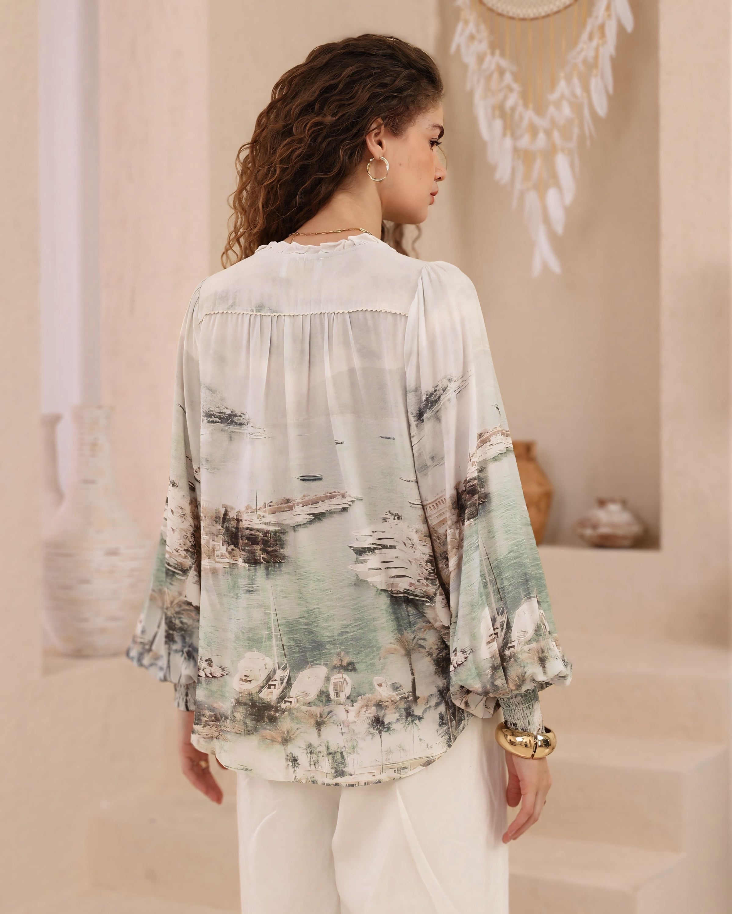 Sasha Exclusive Print Blouse