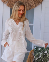 Sylvia Cotton Blouse