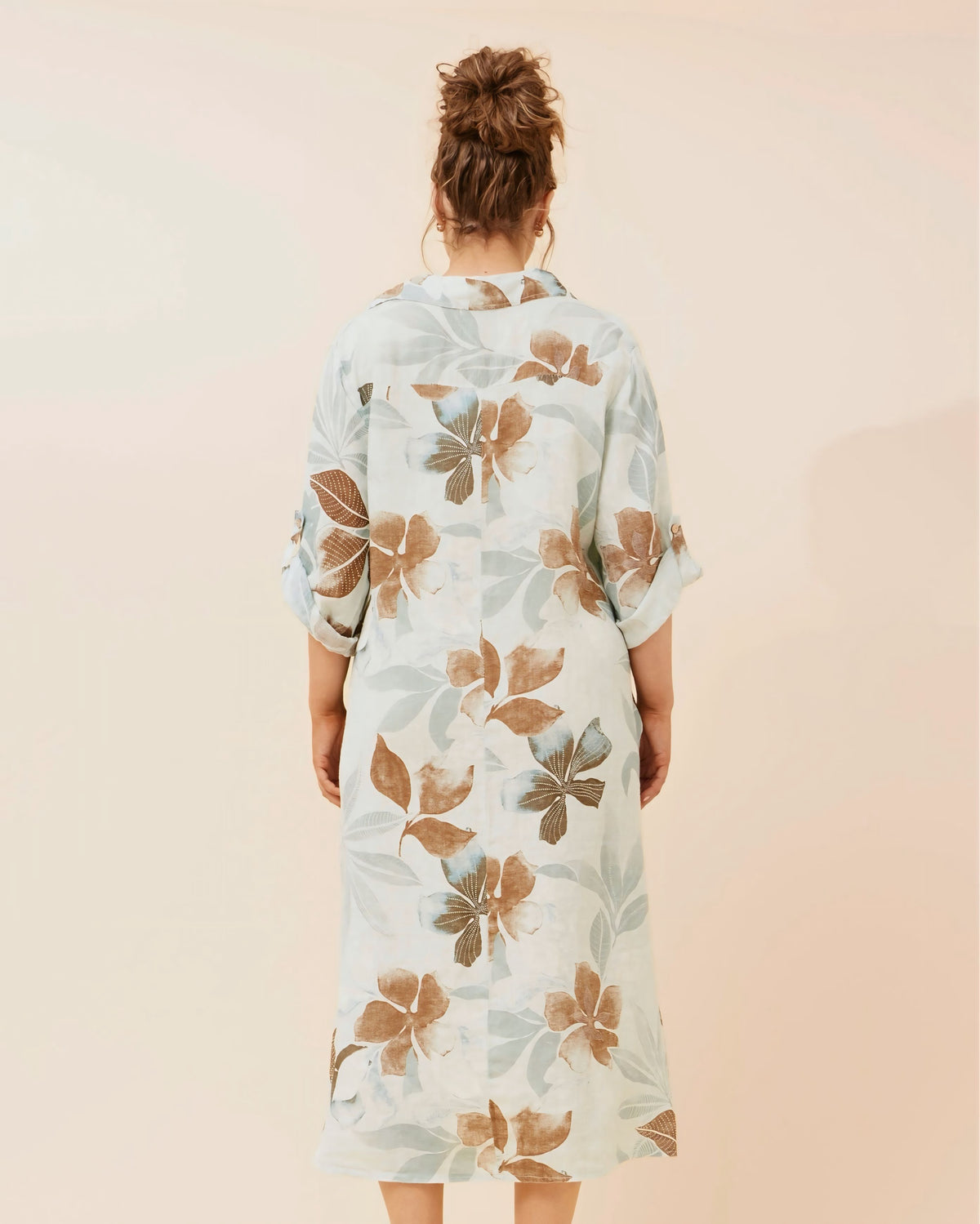 Judy Linen Shirt Dress