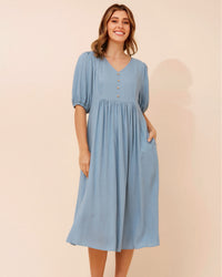 Viv Linen Blend Dress