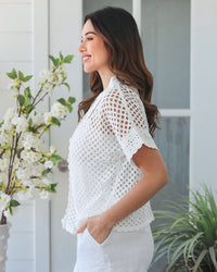 Sally Cotton Crochet Cardigan