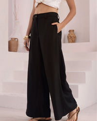 Julia Flared Linen Pants