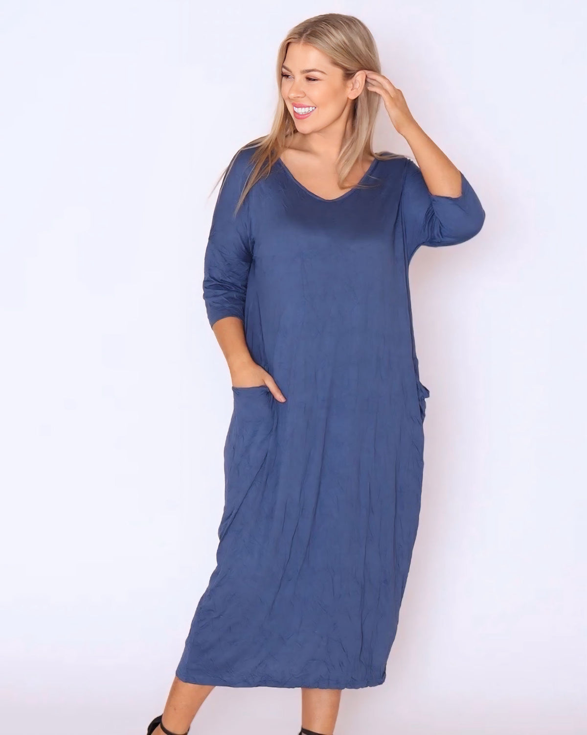 Claudia Crinkle Cotton Dress