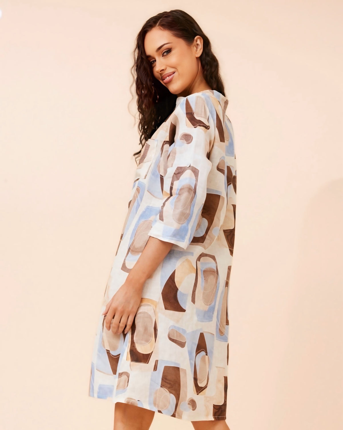 Charlotte Linen Blend Dress