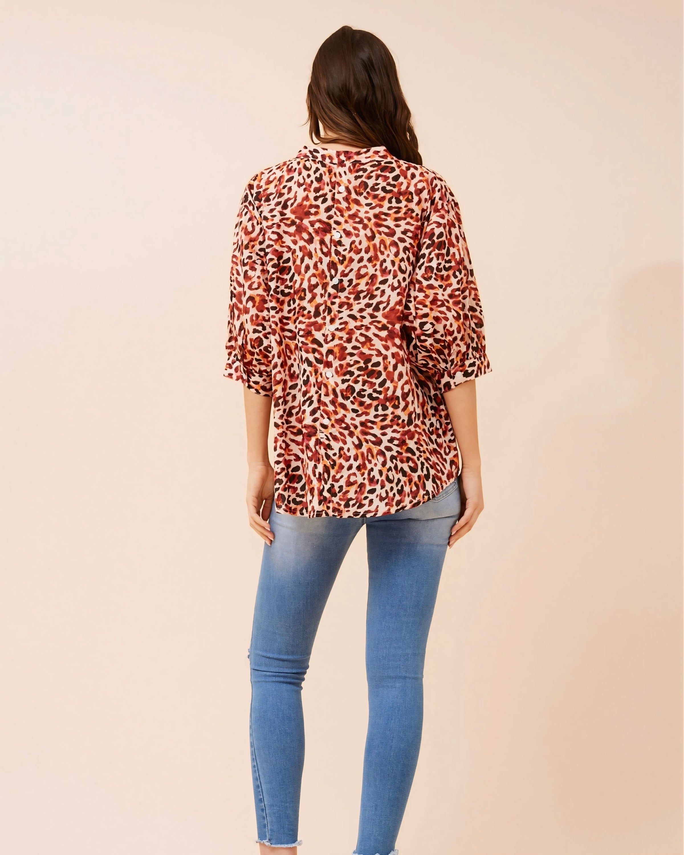 Belinda Animal Print Blouse