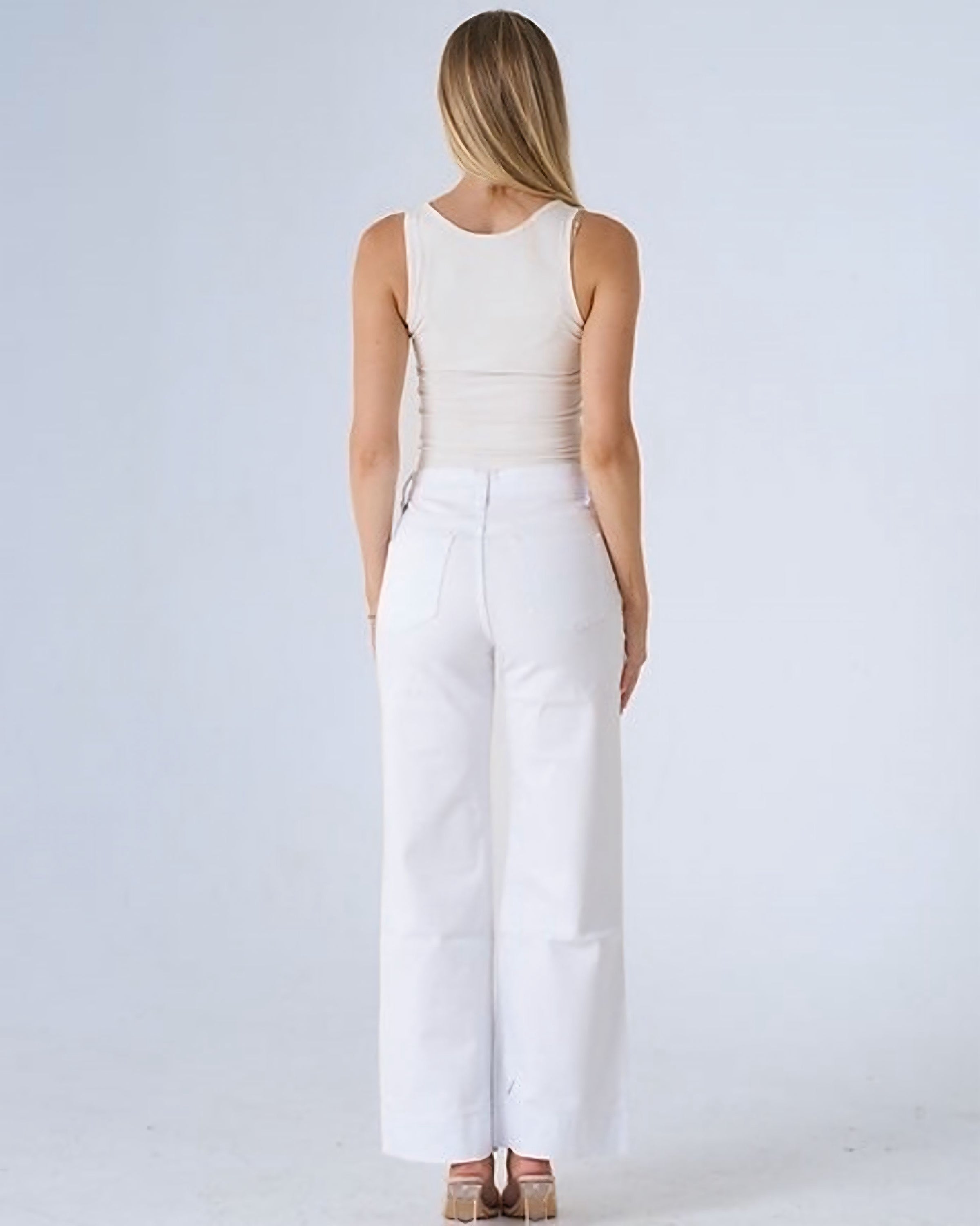 Lisa Wide Leg Stretch Denim Jeans