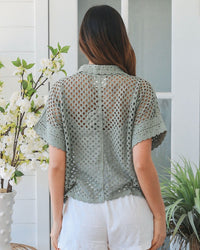 Sasha Cotton Crochet Cardigan