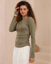 Trudy Basic Stretch Top