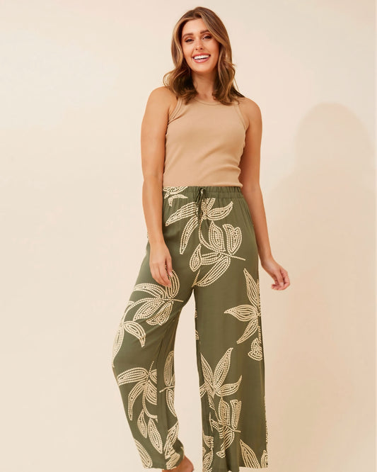 Tracy Loose Print Pants