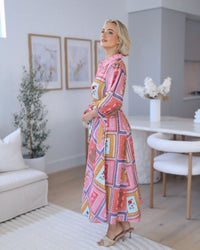 Jillian Exclusive Print Maxi Dress