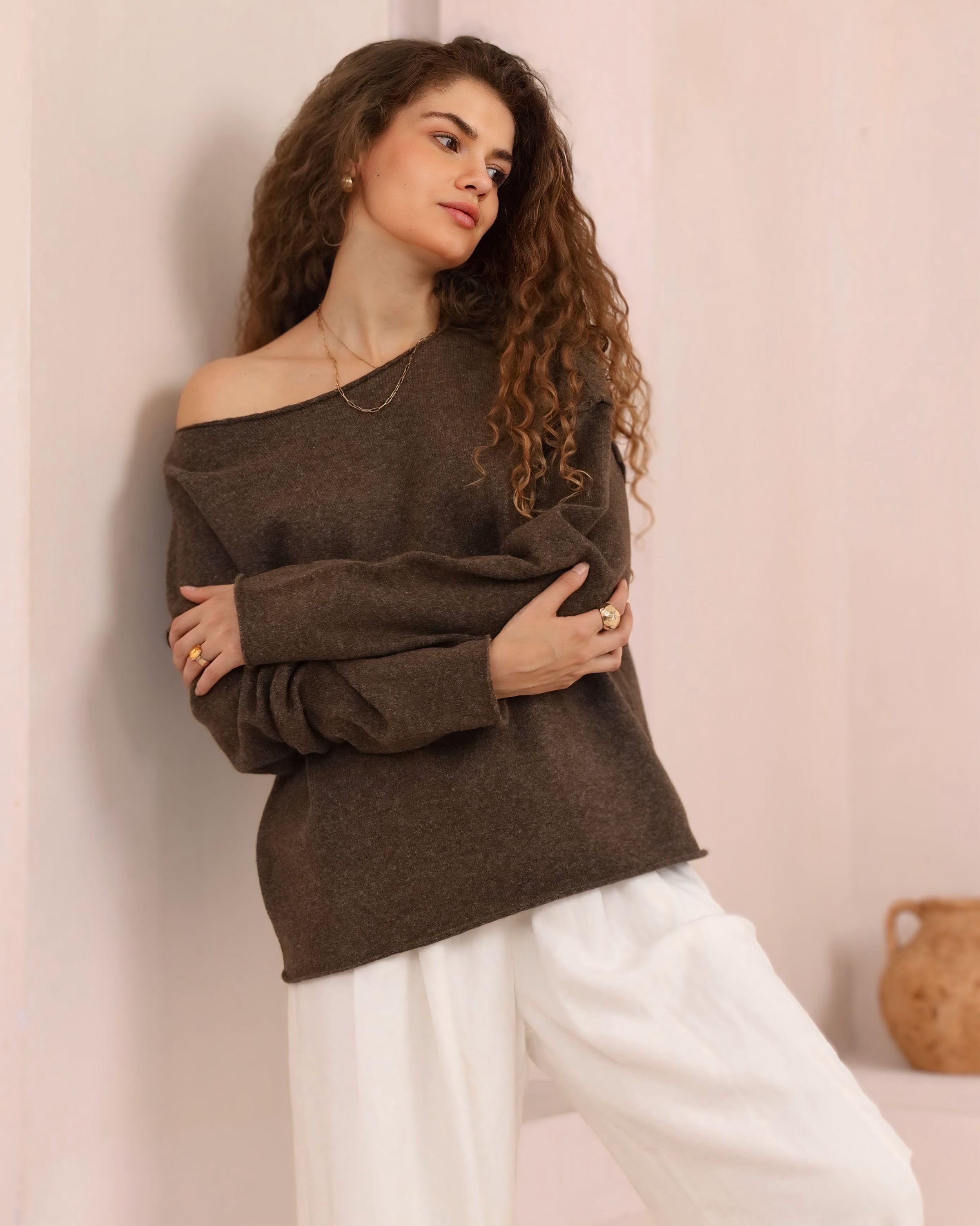 Sarah Off Shoulder Knit