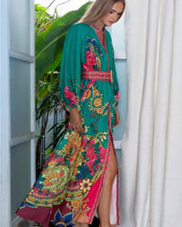 Lisa Linen Maxi Dress