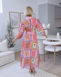 Jillian Exclusive Print Maxi Dress