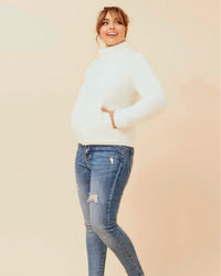 Janelle Zip Front Teddy Jacket