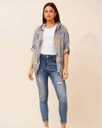Julia Print Italian Jacket