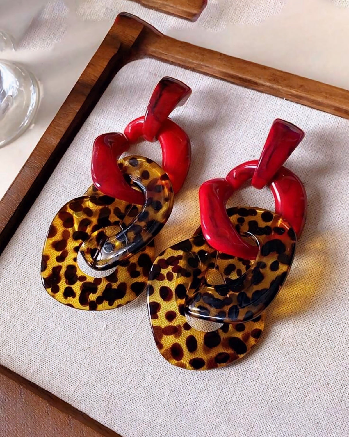 Stella Leopard Earrings