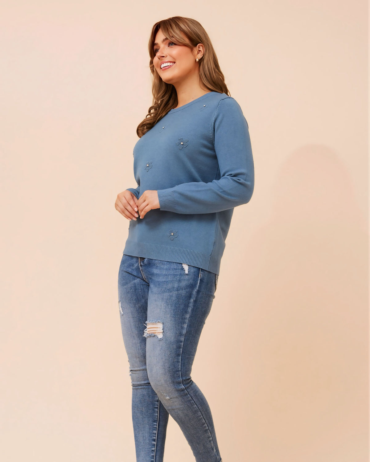 Jayden Pattern Knit Sweater