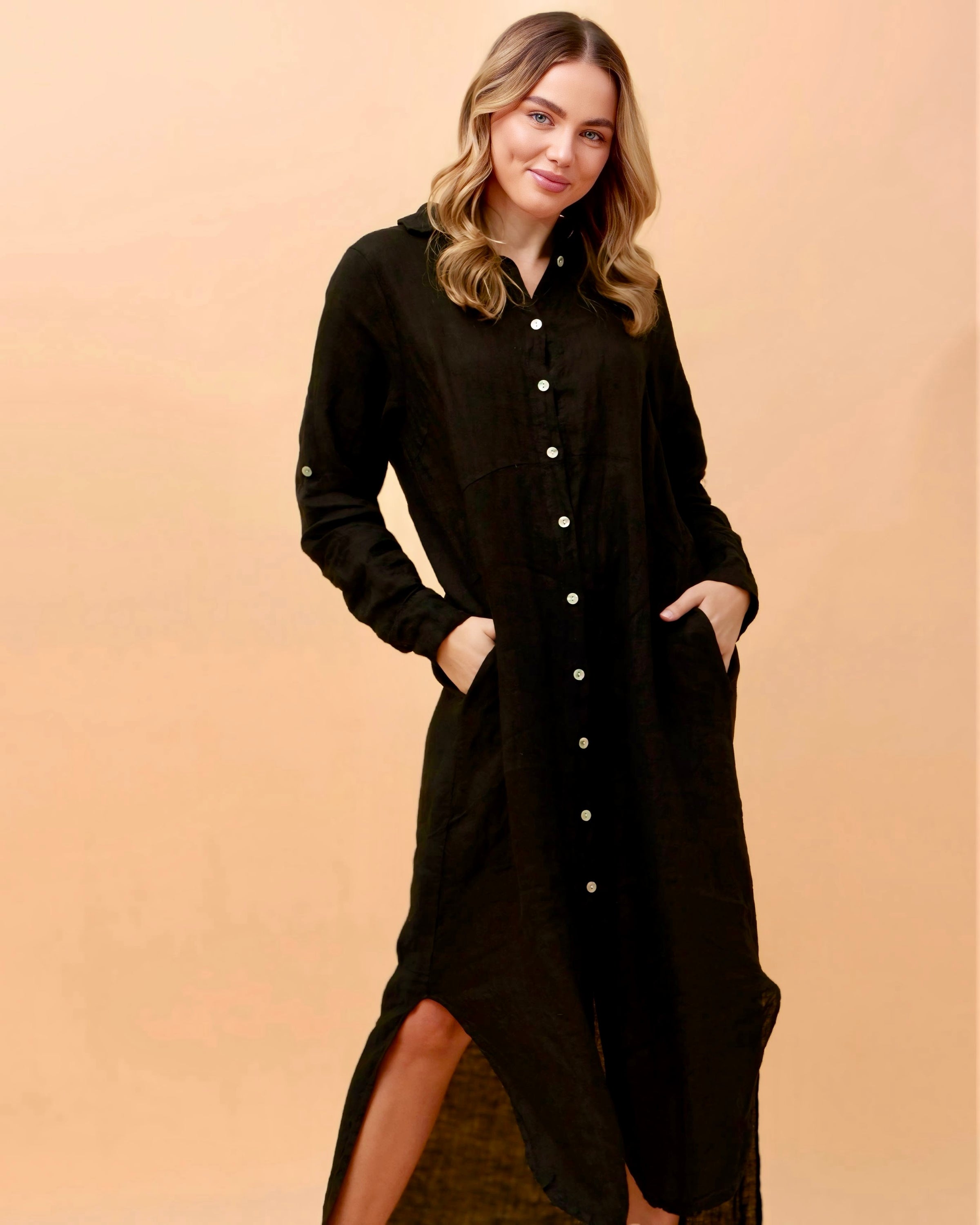 Padma Linen Shirt Dresses