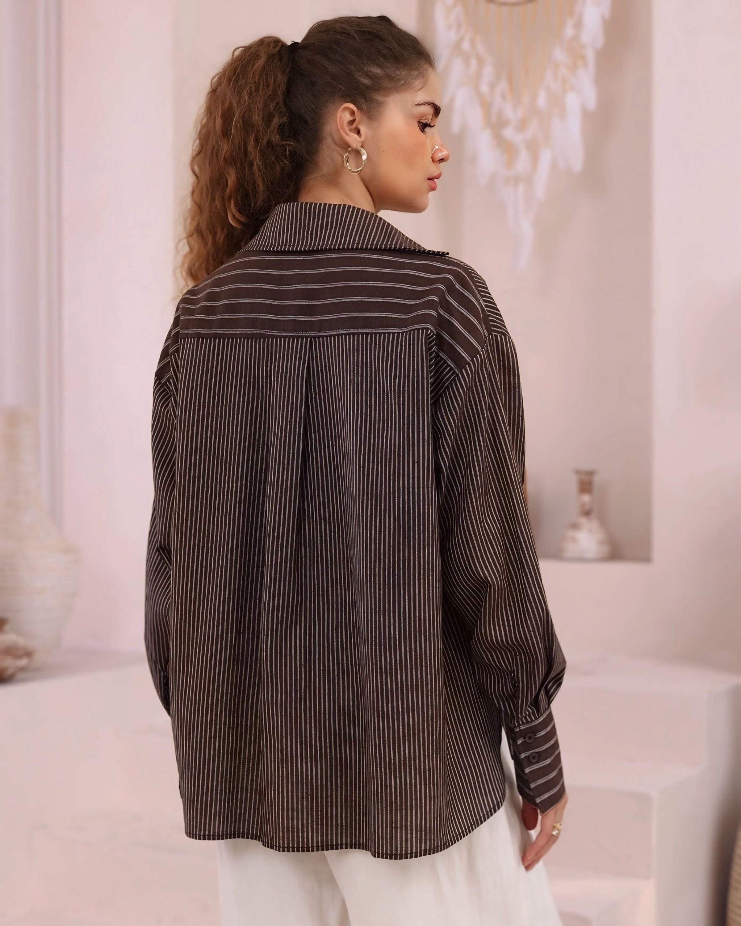 Sasha Oversize Print Shirt