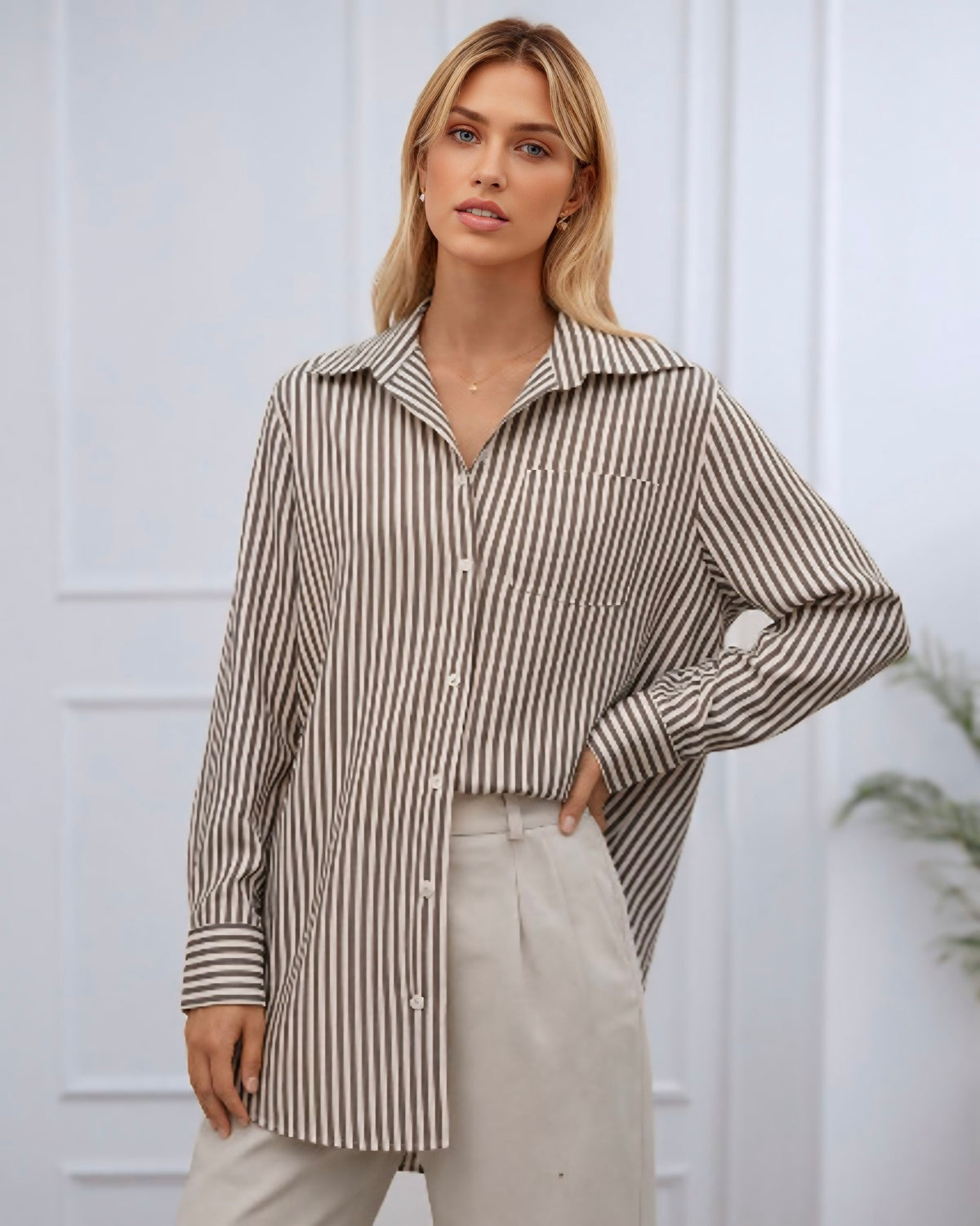 Penny Oversize Cotton Shirt