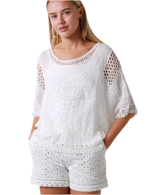 Lee Lace Trim Top