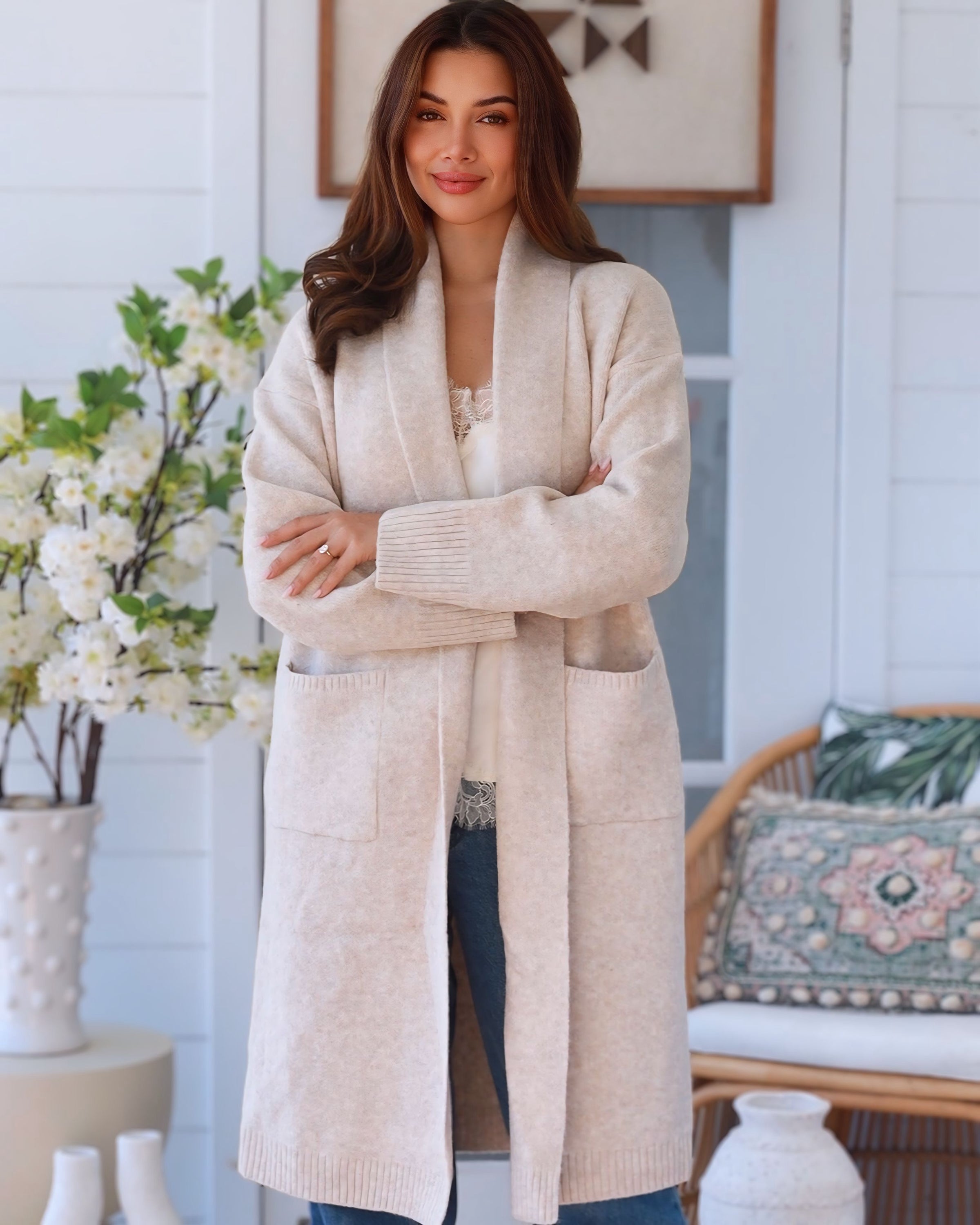 Maree Long Knit Cardigan
