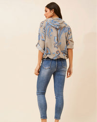 Julia Print Italian Jacket