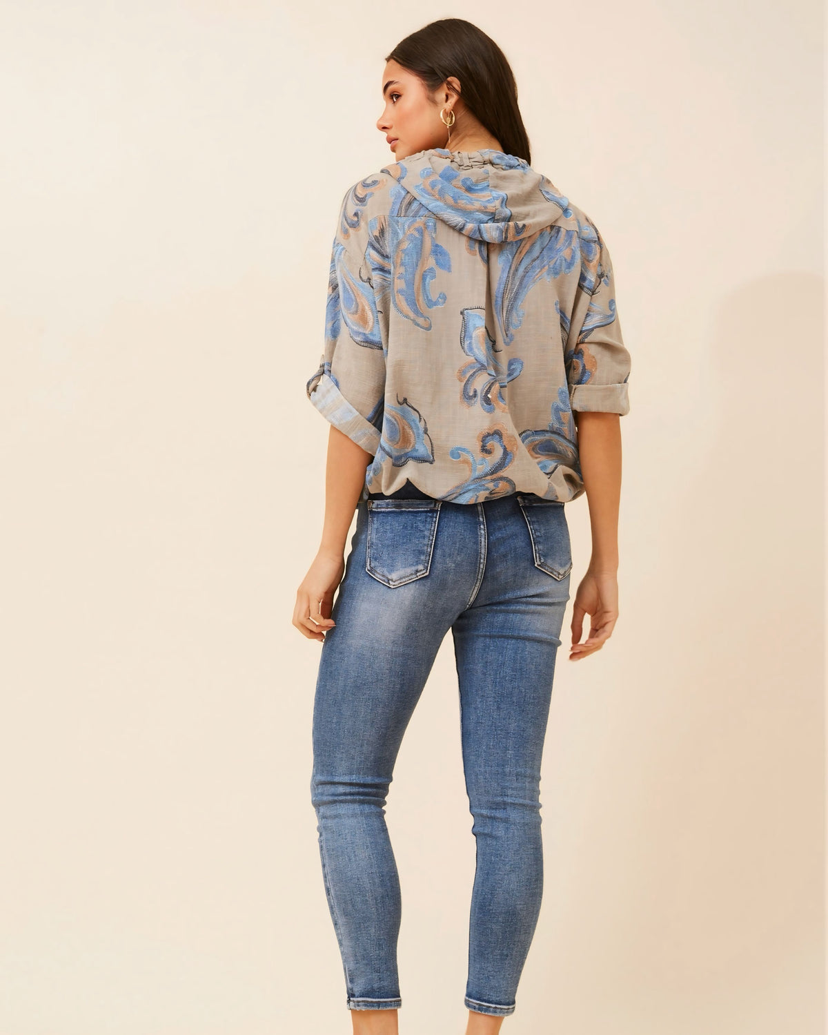 Julia Print Italian Jacket