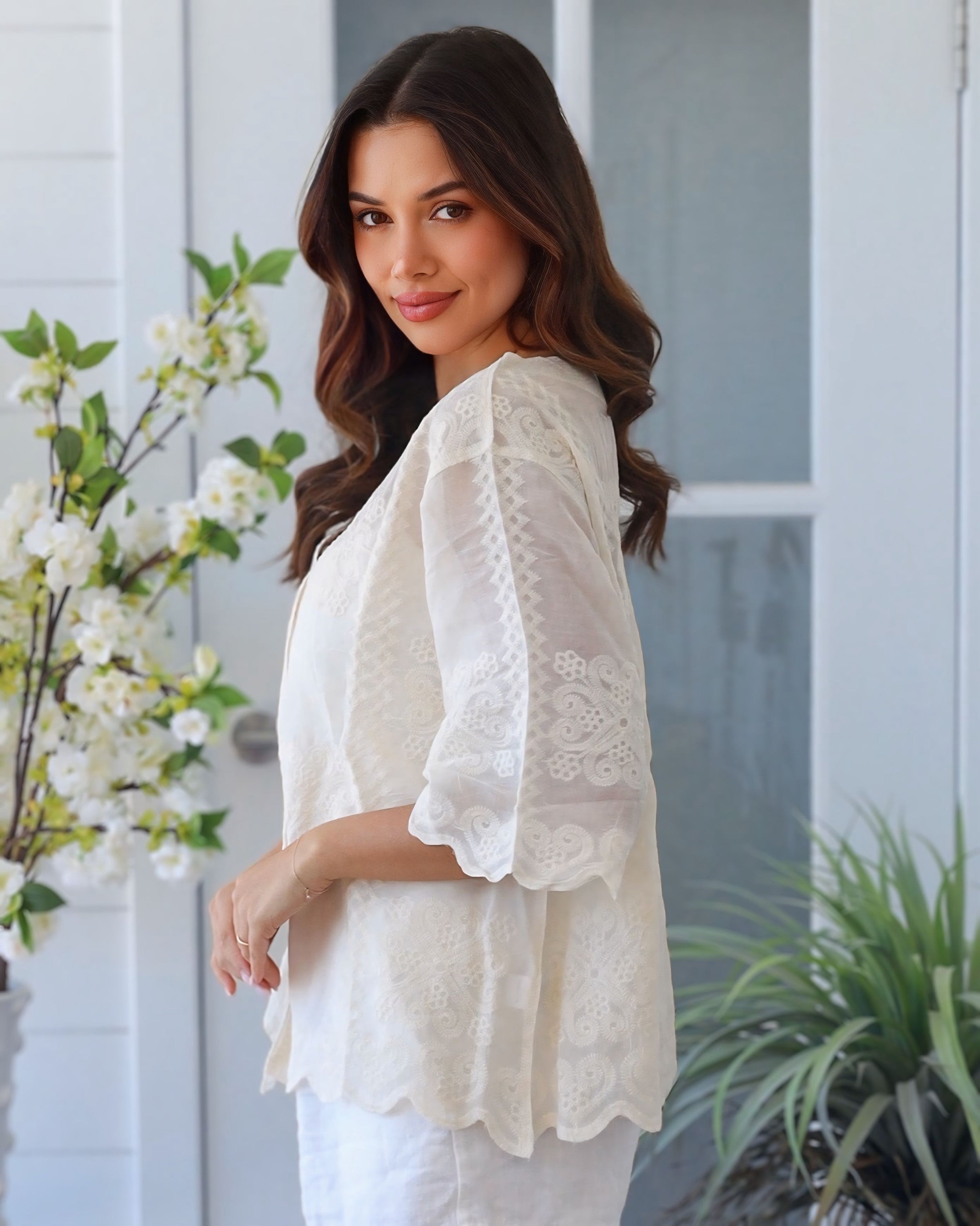 Charlotte Button Front Shirt